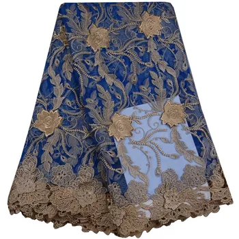 

Best Quality African Lace Fabric Embroidered French Mesh 2017 Nigeria Lace Fabric Material For Sewing Beauty Women Dress 808