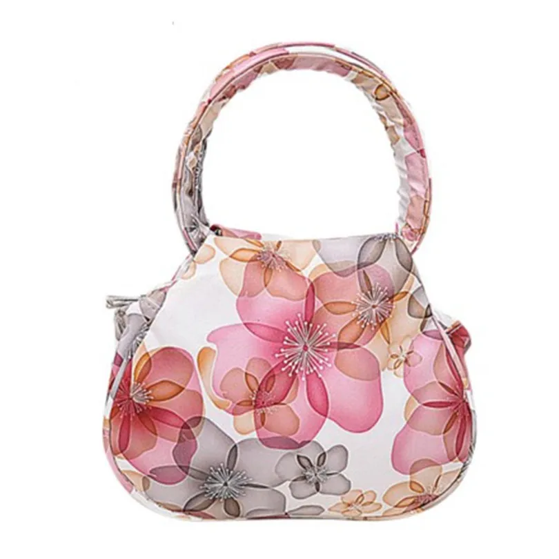 Spring Leather Bags Women Brand Floral PU Handbag Ladies Vintage Flower