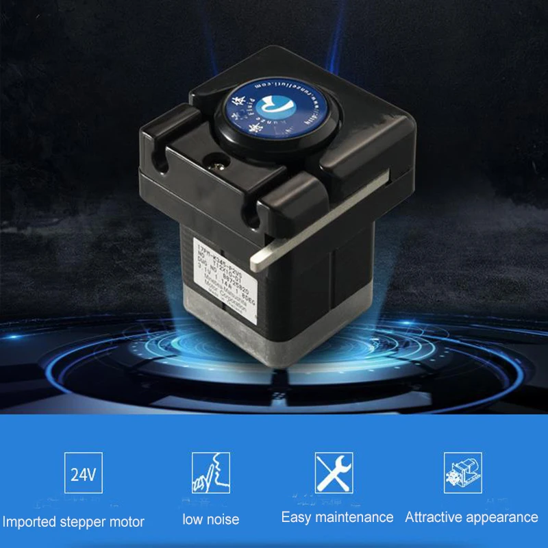 DC12V 24 V перистальтический насос дозирования Micro масляный насос Самовсасывающие низкое потребление насос с шаговым двигателем максимальный поток скорость 500 мл/мин