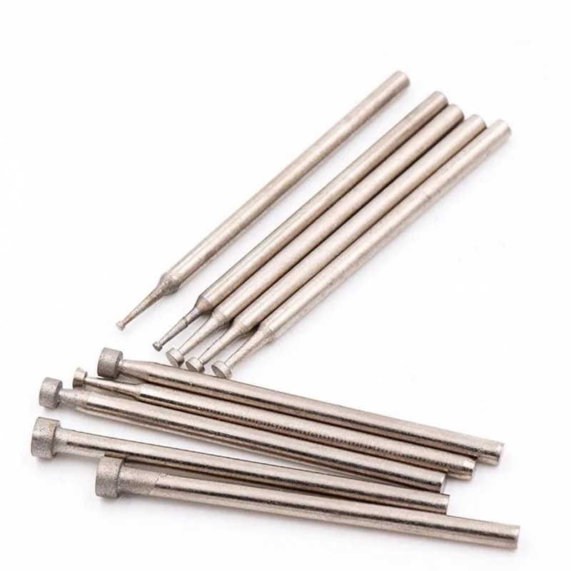 10pcs E Type 1.0 4.0mm grinding head Jade carving tool jade peeled