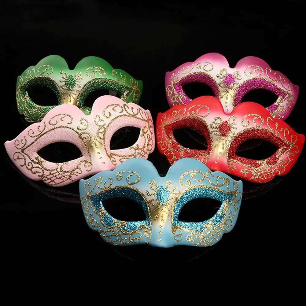 Halloween Decoration Masquerade Party Mask Female Painted Princess