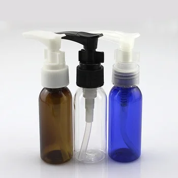 

100 X 1OZ Cosmetic Lotion Refillable Bottle Portable Hand Soap Press Pump Container