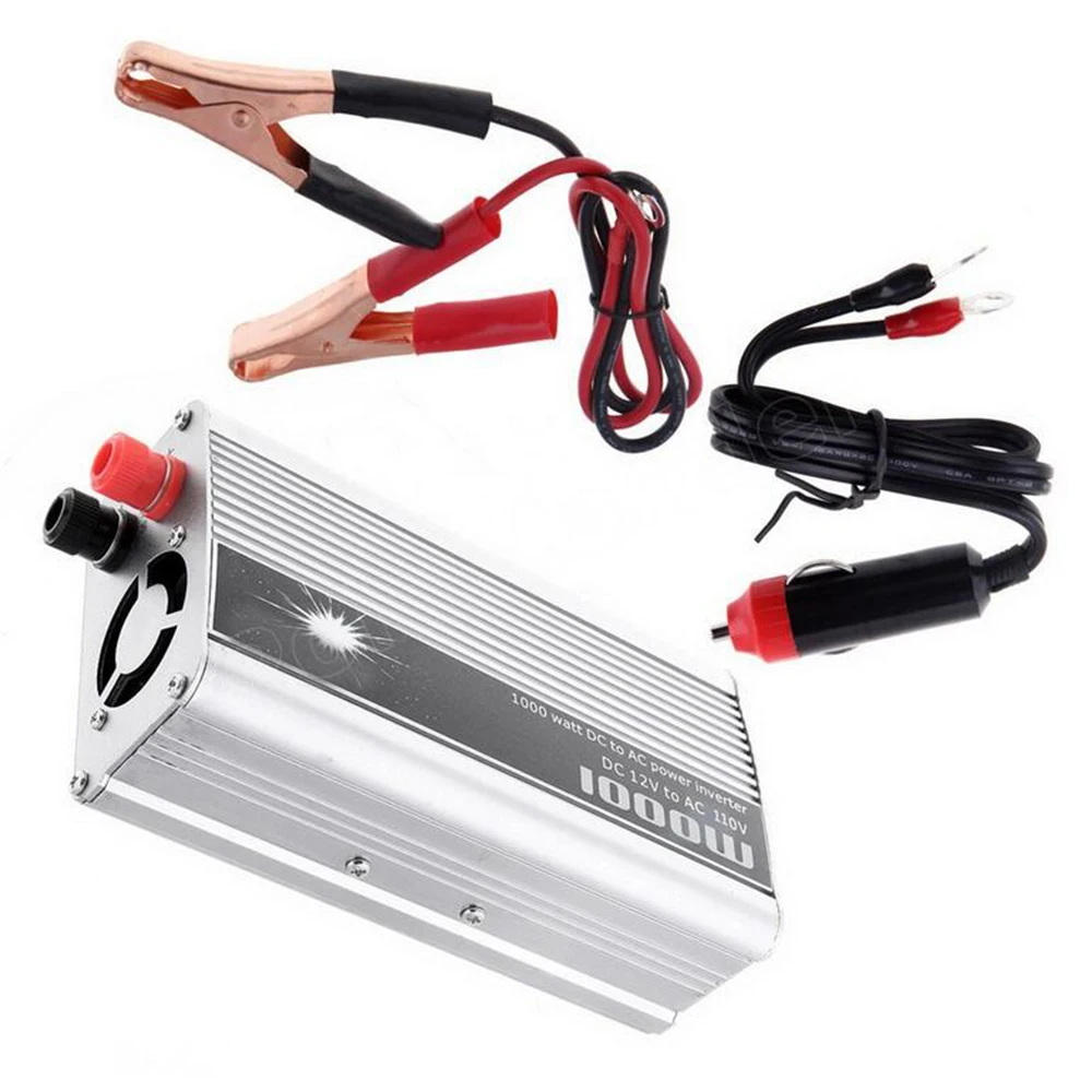 

1000W Transformer USB Car Charger adapter Modified Sine Wave DC 12V to AC 110V Power Inverter Converter