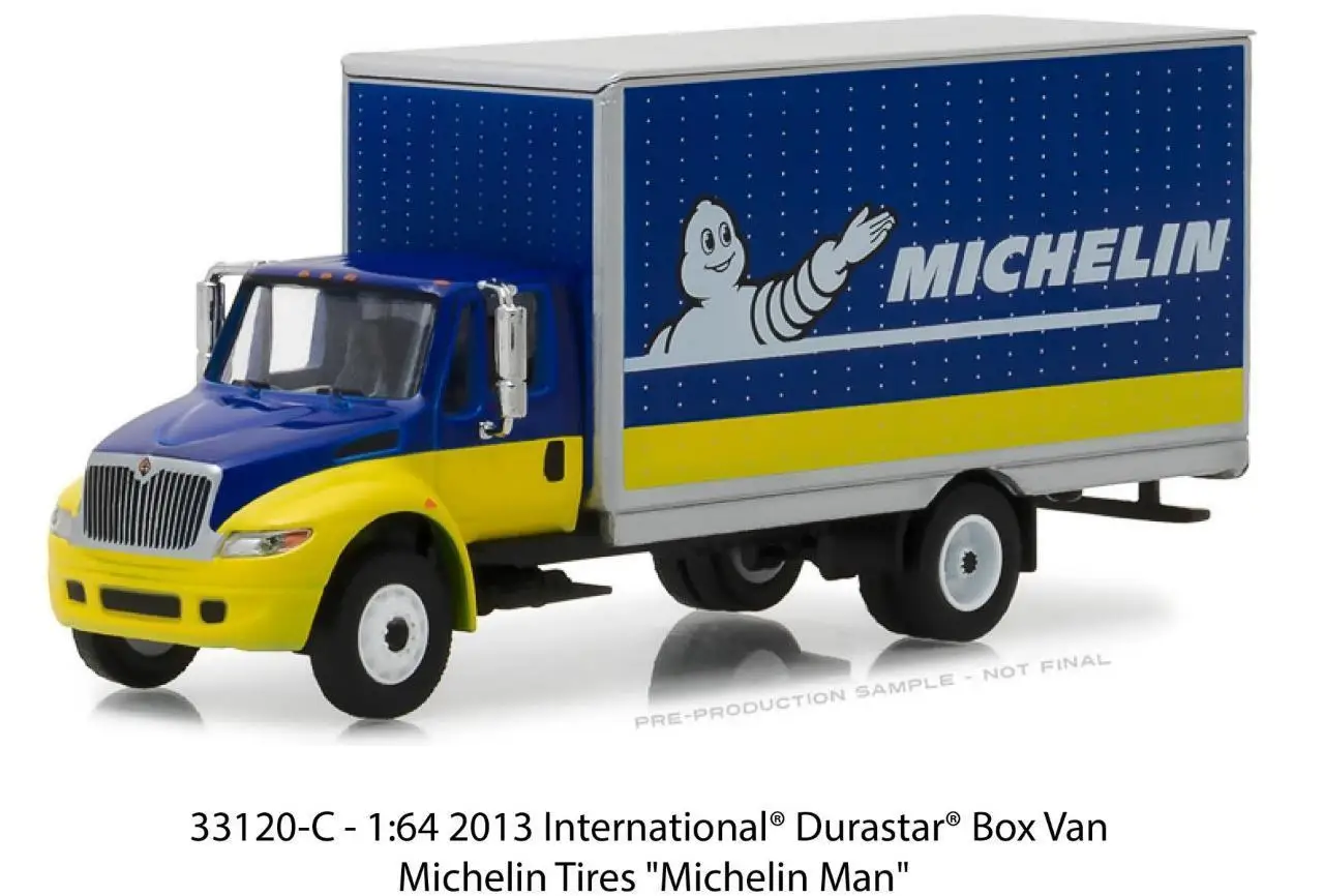 Green Light 164 2013 INTERNATIONAL DURASTAR BOX VAN alloy toy car toys