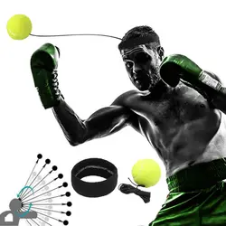 Боксерский мяч головная повязка быстрый отклик тренировка скорости пробивание Муай Тай спортивное снаряжение для тренировки снятия
