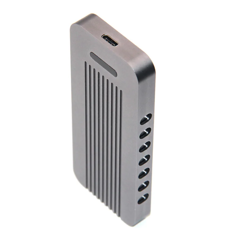 

Hard Disk Case Drive Enclosure Type-C USB3.1 to PCIe NVMe 10Gbps Aluminum Alloy XXM8