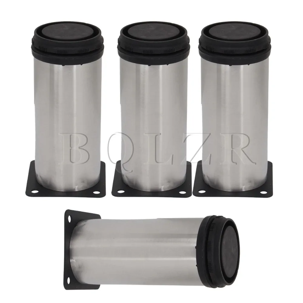 

BQLZR 4pcs Stainless Steel Adjustable Cabinet Legs Feet 2" Diameter For Cabinets