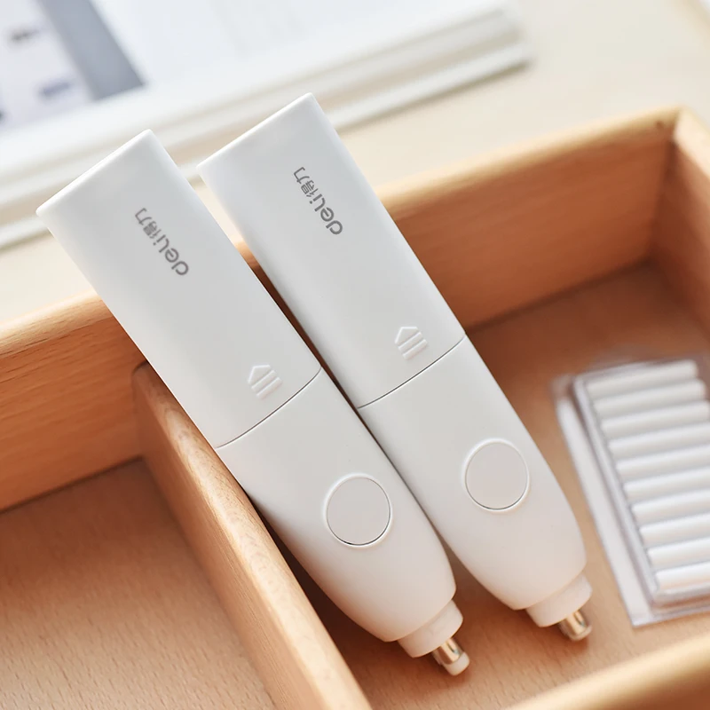 

JIANWU 1pcs DELI Originality Electric rubber eraser Art Sketch Rotation saving power School supplies