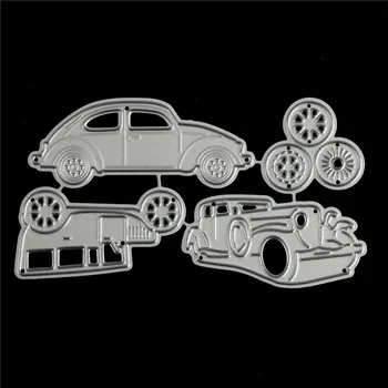

4pcs Classic Cars Metal Cutting Dies For DIY Scrapbooking Album Paper Cards Free shipping