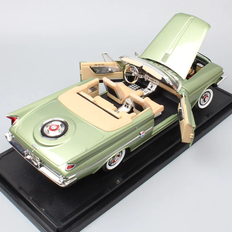 1:18, классика, Chrysler 300 F 1960, мускулы, большие машинки, серия букв, литые под давлением машины, модель, игрушки, миниатюры для мальчиков, коллектор