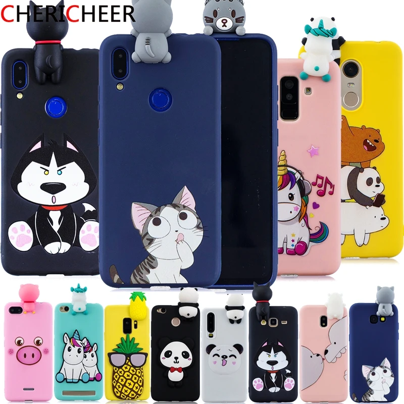 

For Huawei honor 8A Case Honor 8A Case Silicone Toys 3D Cartoon Back Cover Phone Case For Honor 8A JAT-LX1 8 A Honor8A Case Soft