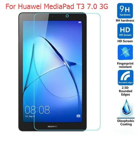 

Tempered Glass For Huawei MediaPad T3 7 3G Screen Protector Ultra Clear For huawei t3 7.0" 3g bg2-u01 Tablet PC Protective Film