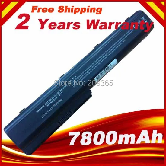 

7800mAh Battery For HP Pavilion DV7 464059-141, HSTNN-IB75, 464058-121 hstnn-db74, hstnn-db75, hstnn-ib74, hstnn-ib75 hstnn-ob74