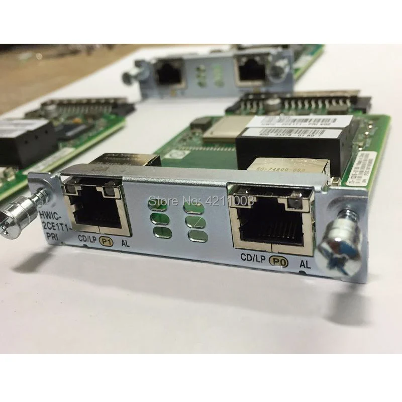 Fast ethernet hwic модуль HWIC-2CE1T1-PRI, СНГ CO 2 порт Channelized T1/E1 и ISDN PRI высокая скорость интерфейсной карты WAN