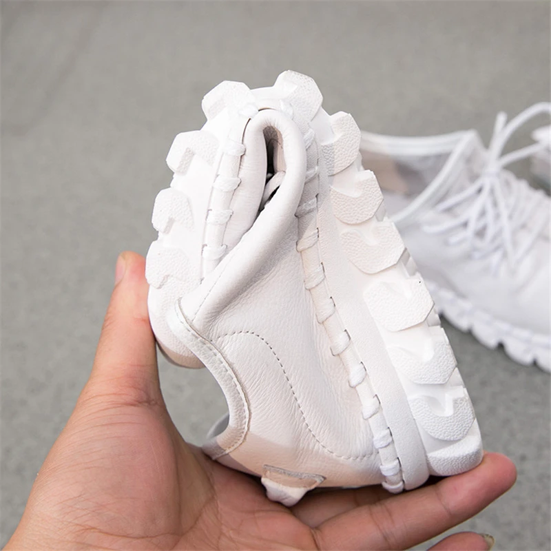 GYP spring soft running shoes women's leather sports shoes girls lace flat Sneakers handmade white shoes Athletic Shoes YC-85 GYP spring soft running shoes women's leather sports shoes girls lace flat Sneakers handmade white shoes Athletic Shoes YC-85