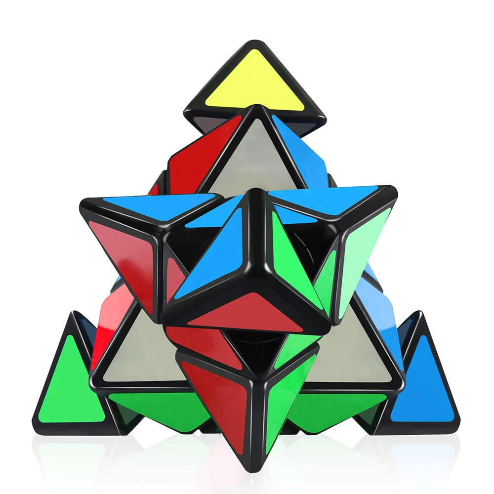 D FantiX Moyu Mofang Jiaoshi pyramid 3x3 скоростной куб 3x3x3 магический треугольный пазл игрушки