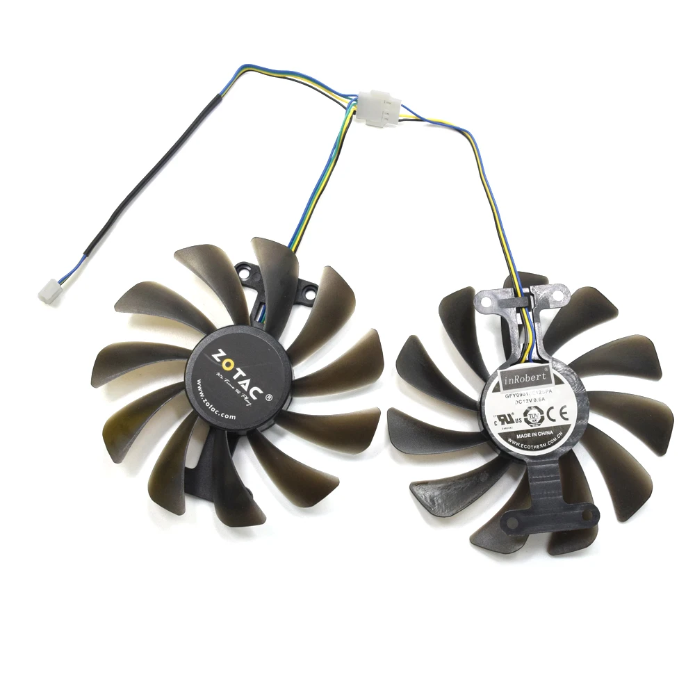 95 мм GF10012H12SPA 4Pin Вентилятор охлаждения Замена для Zotac GeForce GTX 1070 1080 а GTX1070 GTX1080 кулер для видеокарты вентилятор