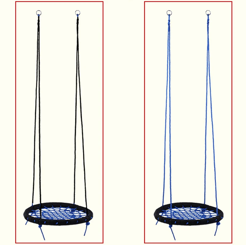 Спорт на открытом воздухе сетчатая гамак Детский самокат Птичье гнездо качели Утюг и сталь аутсорсинг веревка Плетенный из веревки качели