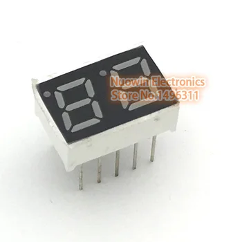 

10pcs 7 segment Common Anode 2 Bit digital Tube 0.28" 0.28in. Red LED Display 7 segmentos LED Digital tube
