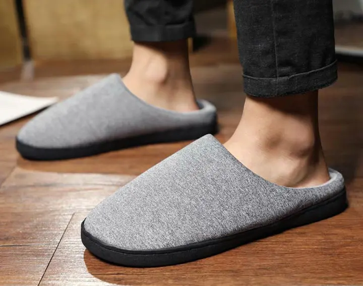 Women's Comfort Cable Knit Memory Foam Slippers Terry Cloth Non Skid House Shoes Woman (1)