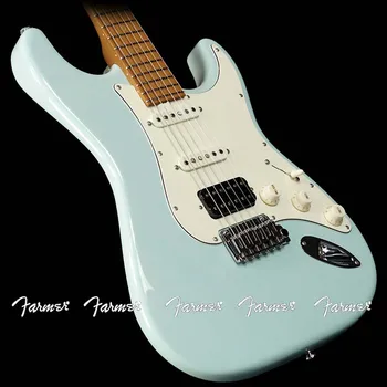 

custom shop/su 6 string CLASSIC electric guitar/ANTIQUE ROASTED RECOVERED SINKER MAPLE/SONIC BLUE/free shipping