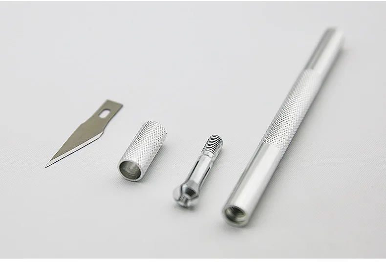 6pcs/set Carving Knife Model Making Tool Carving Knife Aluminum Pole Paper cutting knife Pottery ceramic tools LYQ
