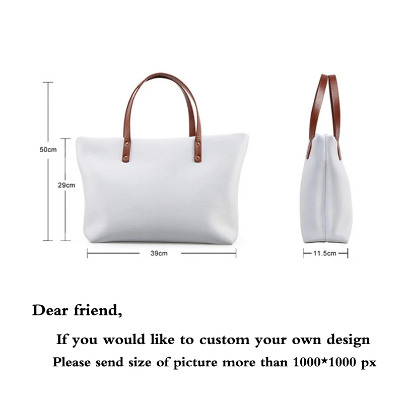 FORUDESIGNS الملك شارل طباعة لطيف حقائب النساء كبيرة السفر حقائب كتف الأزياء الإناث أعلى مقبض حقيبة حقائب موهير