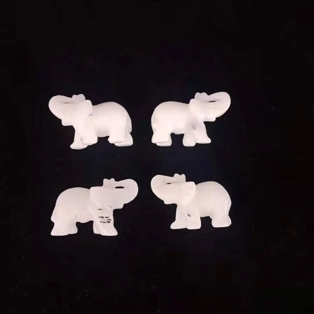 

High Quality Cute Crystal Elephants Carving Lovely Small Size Crystal Animal Carving For Wedding Souvenir Gifts GM