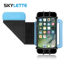 Регулируемый спортивный браслет для смартфона 3,"-5" с поворотным управлением, ударопрочный дышащий браслет для бега, велоспорта, фитнеса