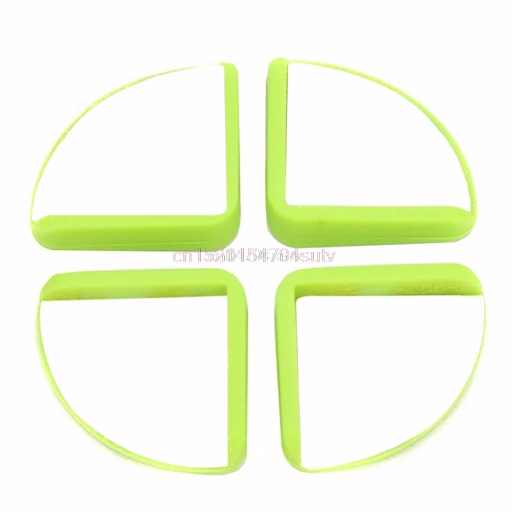 4 قطع الطفل أطفال مكتب الجدول ركن حامي حافة سلامة السيليكون قوس الحرس الوفير # H055 #