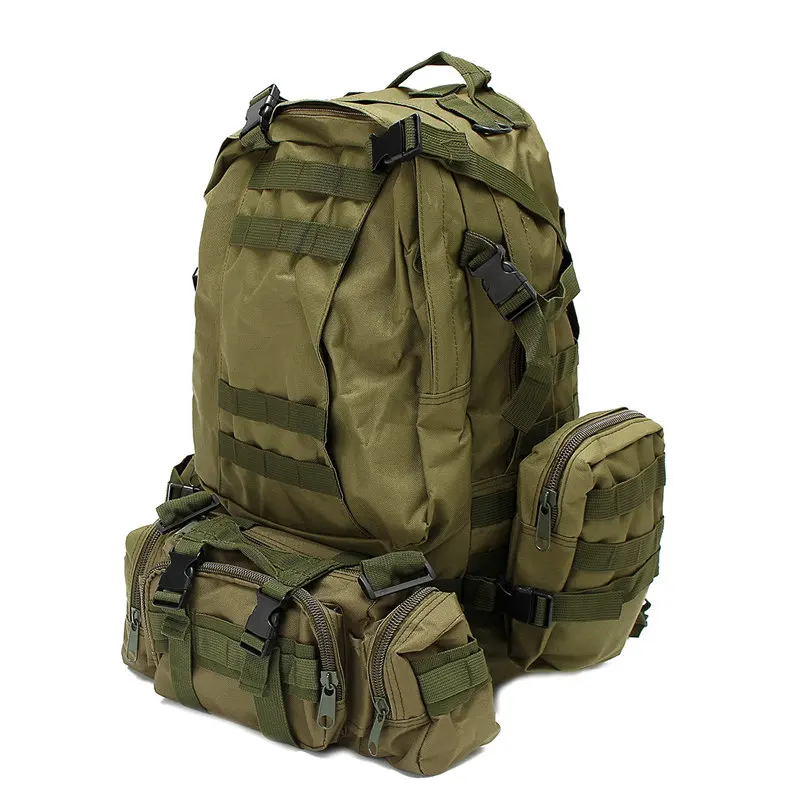 

60L Camping Bag Multifunction Sport Bag Molle Tactical Bag Water Durable Camouflage Backpack for Outdoor Climbing Hiking Camping