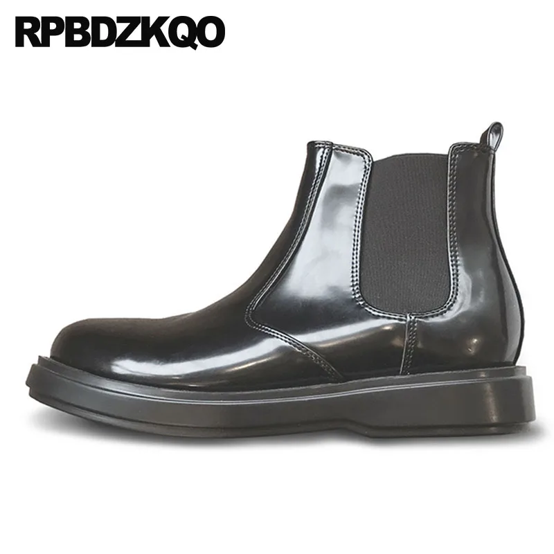 chelsea boots with fur