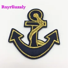 

20pcs 6.8x6.2cm Embroidery Anchor Patch Sew Iron On Patches Badge Fabric Appliques DIY Crafts