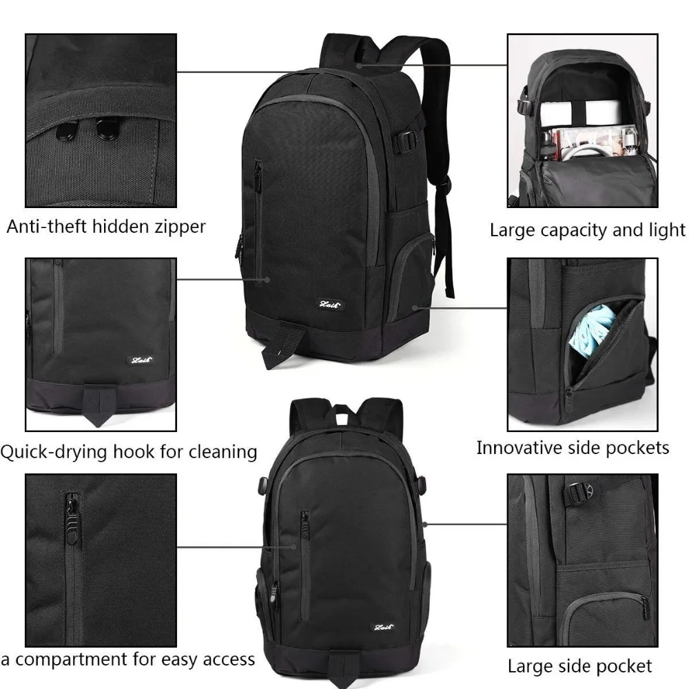 Waterproof USB Charging Women Men Backpack 15.6inch Laptop Bagpack For School Backpack for Teens Boys Male Travel Mochila Bag (3)