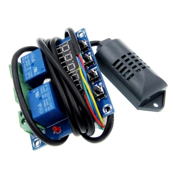 

XH-M452 Thermostat Temperature Humidity Control Thermometer Hygrometer Controller Module Dual Output DC 12V LED Digital Display