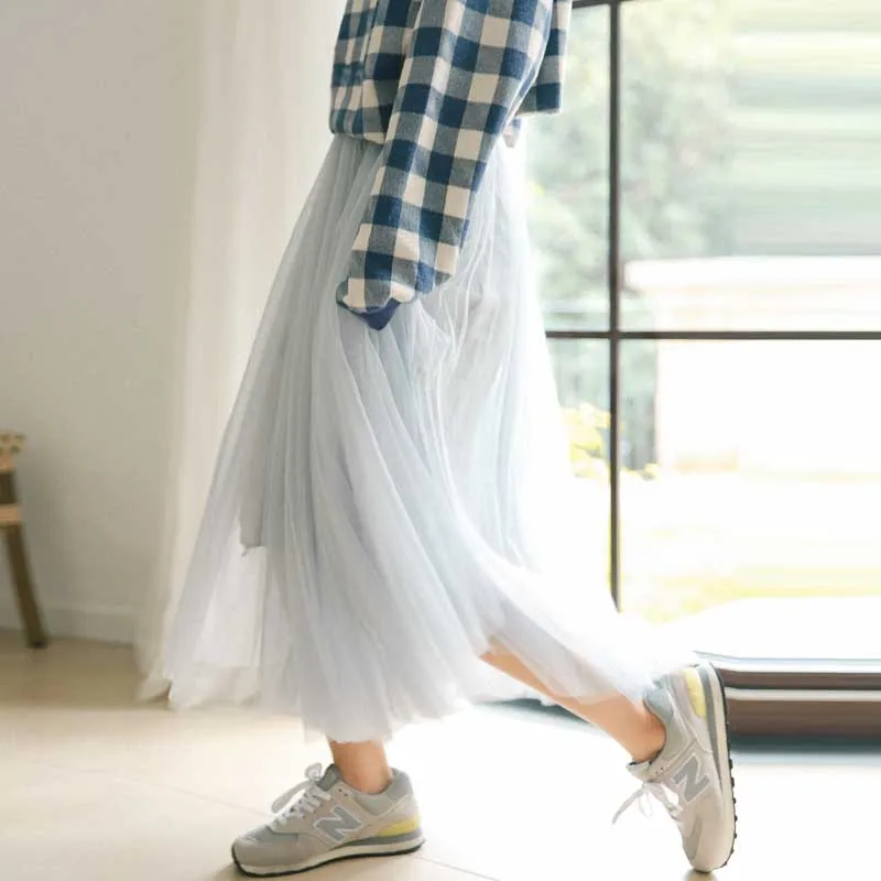 

Ins Casual Loose Mesh Skirt Female Korean Punk Kawaii Cute Vintage Women's Skirts Japanese Harajuku Ulzzang Clothing For Women