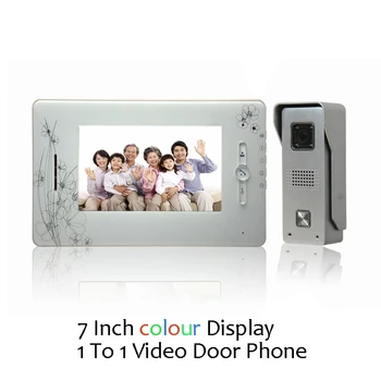 

(1 set) Door Intercom Talkback System HD Camera Night Version One to One Monitor Video Door Phone Access Control 7 inches
