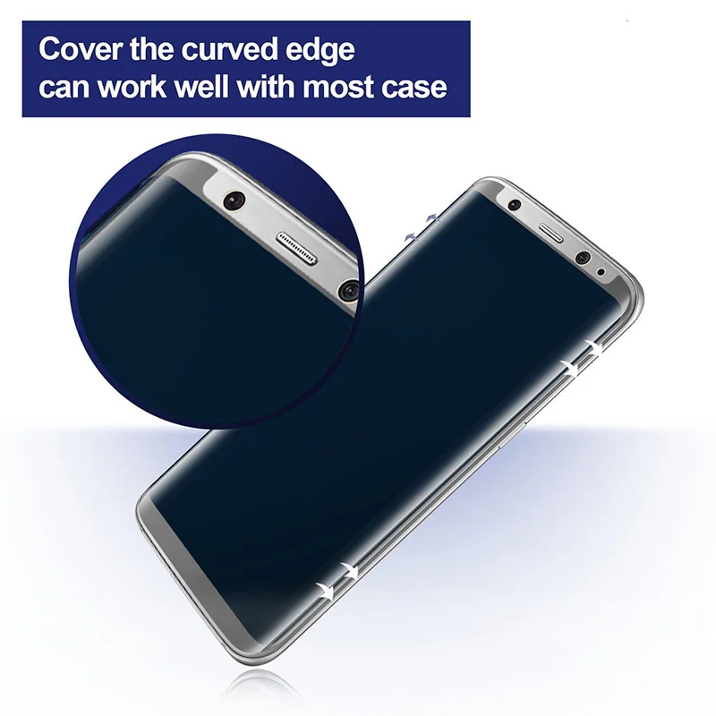 JGKK чехол стекло для Samsung Galaxy S8 S8Plus накладка конфиденциальности 3D Анти ползучий