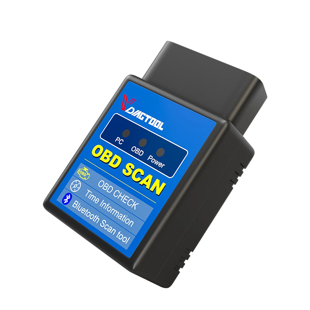 VDIAGTOOL ELM327 1,5 автоматический сканер ELM 327 Bluetooth версия OBD2 OBDII для Android Крутящий момент автомобиля код ридер