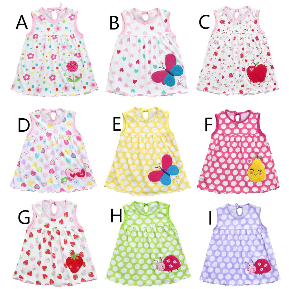 

Girls Dress Vestidos Flower Summer Party Striped Princess Kids Vest Dresses For Beach Modis Wedding Girls Baby Clothes Toddler