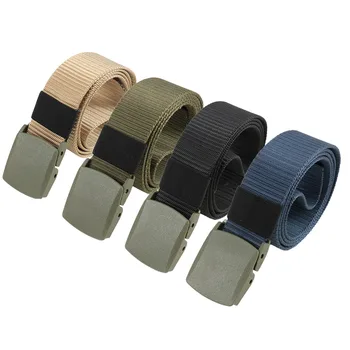 

2019 New Outdoor Sports Nylon Waistband Canvas Web Belt Casual Military Tactical Waist Belts for Men Cinturon Hombre