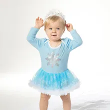 Ice костюм Эльзы Одежда для маленьких девочек Bebe, детский кружевной комбинезон с юбкой-пачкой спортивный костюм комбинезон для детей новорожденных Костюмы 3 шт. синий C004