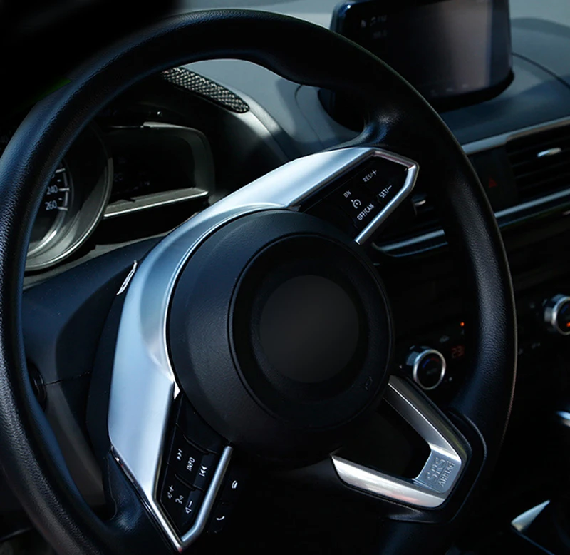 1pc for mazda CX-3 2018 Steering wheel decorate frame | Автомобили и мотоциклы