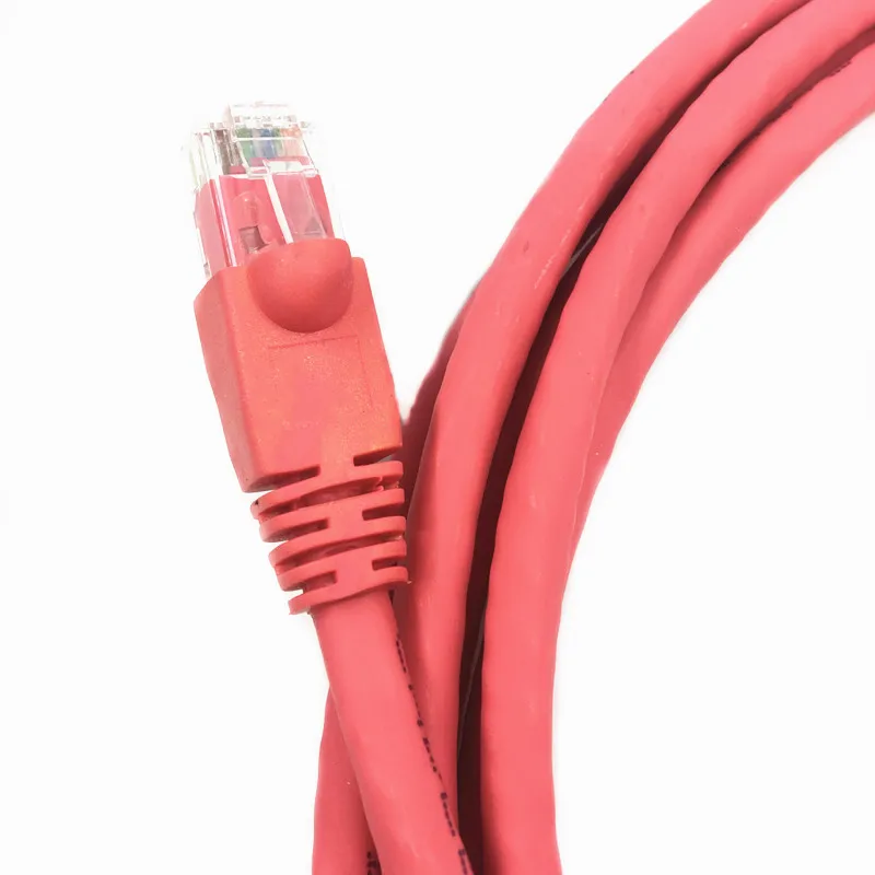 Cat6 UTP Bare Copper Pass Fluke Test Patch Cable 3M LSZH Red  Jacket 250MHz Network RJ45 Patch Cord Lan Cable With Connectors