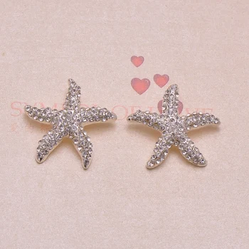 

(J0452)29mm diameter metal rhinestone button,crystal button,all clear crystals ,silver plating,with loop