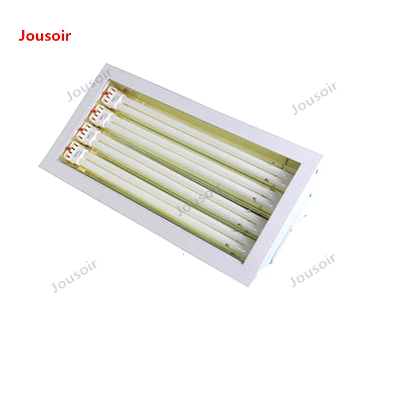 

Studio row lights embedded 4*36w embedded adjustable angle tri-color soft light room lighting CD50 T03