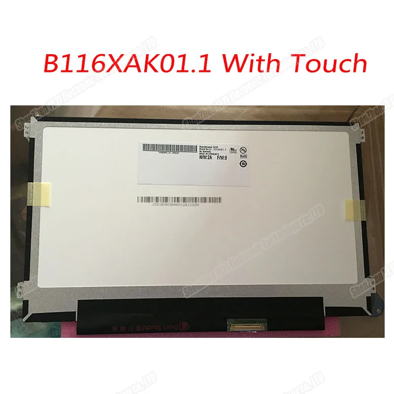 

11.6" HD ON-CELL TOUCH LCD screen B116XAK01.2 edp 40pin B116XAK01.1