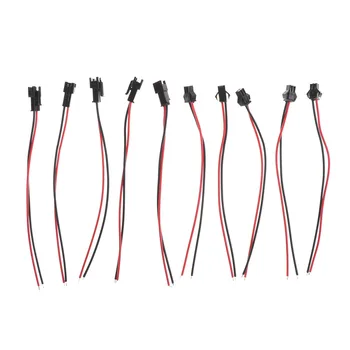 

5 Pairs SM2P Connector Plug Cable Male+Female for RC Battery 15cm
