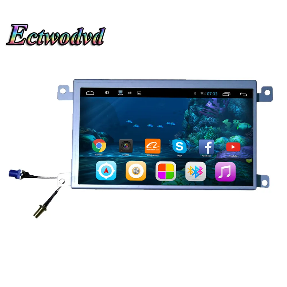 

Ectwodvd 7inch Quad Core Android 6.0 Car DVD GPS Navigation Radio Stereo for Audi A6L(2007-2011) Q7(2006-2015)