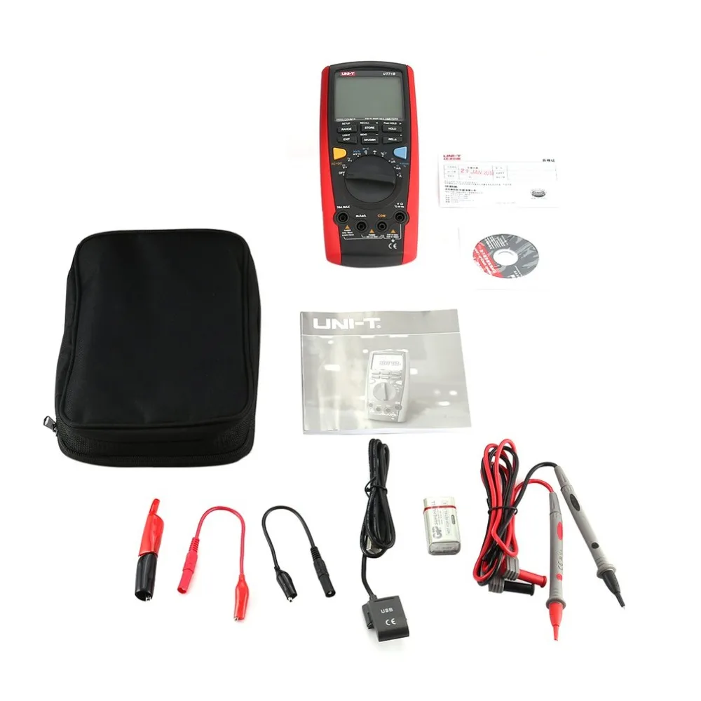 

Intelligent Digital Multimeter UNIT DC/AC Volt Current Meter Handheld Ammeter Ohm Diode Capacitance Tester 20000 Multitester